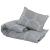 Set cu husă de pilotă, gri, 155x220 cm, bumbac GartenMobel Dekor