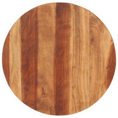 Blat de masă rotund, 70 cm, 15-16 mm, lemn masiv de acacia GartenMobel Dekor