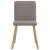 Scaune de sufragerie, 4 buc., gri taupe, material textil GartenMobel Dekor