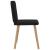Scaune de sufragerie 6 buc. negru material textil GartenMobel Dekor