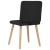 Scaune de sufragerie 6 buc. negru material textil GartenMobel Dekor