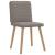 Scaune de sufragerie, 6 buc., gri taupe, material textil GartenMobel Dekor