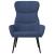 Scaun de relaxare, albastru, material textil GartenMobel Dekor