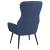 Scaun de relaxare, albastru, material textil GartenMobel Dekor