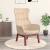 Scaun de relaxare, crem, material textil GartenMobel Dekor