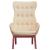 Scaun de relaxare, crem, material textil GartenMobel Dekor
