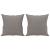 Set de canapele cu perne, 3 piese, gri taupe, textil GartenMobel Dekor