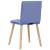 Scaune de sufragerie 4 buc țesătură Jeans Blue GartenMobel Dekor
