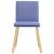 Scaune de sufragerie 6 buc țesătură Jeans Blue GartenMobel Dekor