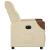 Fotoliu rabatabil electric, crem, material textil GartenMobel Dekor