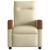Fotoliu rabatabil electric, crem, material textil GartenMobel Dekor