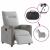 Scaun reclinabil electric Cloud Grey Fabric GartenMobel Dekor