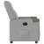 Scaun reclinabil electric Cloud Grey Fabric GartenMobel Dekor