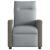 Fotoliu rabatabil electric, gri deschis, textil GartenMobel Dekor