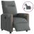 Fotoliu rabatabil electric, gri închis, material textil GartenMobel Dekor