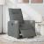 Fotoliu rabatabil electric, gri închis, material textil GartenMobel Dekor