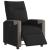 Fotoliu rabatabil electric, negru, material textil GartenMobel Dekor
