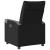 Fotoliu rabatabil electric, negru, material textil GartenMobel Dekor