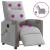 Scaun reclinabil electric pentru masaj Cloud Grey Fabric GartenMobel Dekor