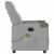 Scaun reclinabil electric pentru masaj Cloud Grey Fabric GartenMobel Dekor