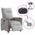 Scaun reclinabil electric pentru masaj Cloud Grey Fabric GartenMobel Dekor