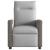 Scaun reclinabil electric pentru masaj Cloud Grey Fabric GartenMobel Dekor