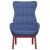 Scaun de relaxare, albastru, material textil GartenMobel Dekor