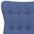 Scaun de relaxare, albastru, material textil GartenMobel Dekor