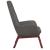 Scaun de relaxare, gri deschis, material textil GartenMobel Dekor