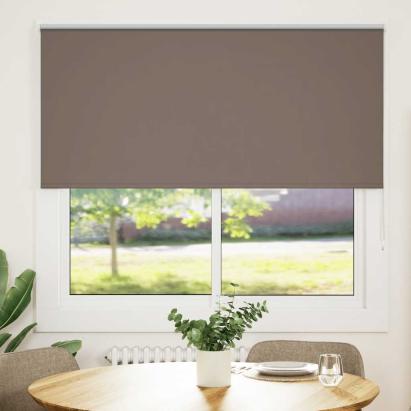 Jaluză cu role opace cafea 145x150 cm lățime materială 141,6 cm GartenMobel Dekor