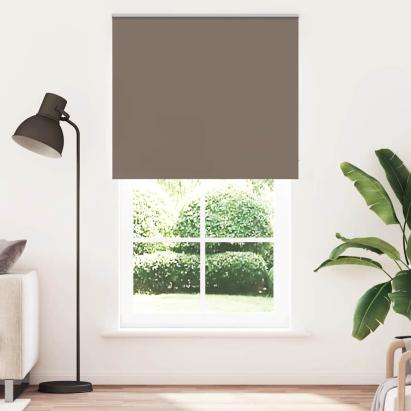 Jaluză cu role opace cafea 135x210 cm lățime țesătură 131,6 cm GartenMobel Dekor