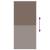 Jaluză cu role opace cafea 100x230 cm lățime țesătură 95,7 cm GartenMobel Dekor