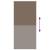 Jaluză cu role opace cafea 115x230 cm lățime țesătură 110,7 cm GartenMobel Dekor