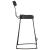 Scaune de bar 2 buc Negru 49x43x88 cm lemn masiv de mango GartenMobel Dekor