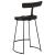 Scaune de bar 2 buc Negru 49x43x88 cm lemn masiv de mango GartenMobel Dekor