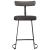 Scaune de bar 2 buc Negru 49x43x79 cm Lemn masiv Mango GartenMobel Dekor
