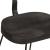 Scaune de bar 2 buc Negru 49x43x79 cm Lemn masiv Mango GartenMobel Dekor