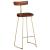 Scaune de bar 2 buc 49x43x103 cm lemn masiv de mango GartenMobel Dekor