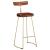 Scaune de bar 2 buc 49x43x103 cm lemn masiv de mango GartenMobel Dekor