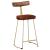 Scaune de bar 2 buc 49x43x88 cm lemn masiv de mango GartenMobel Dekor