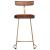 Scaune de bar 2 buc 49x43x88 cm lemn masiv de mango GartenMobel Dekor