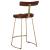 Scaune de bar 2 buc 49x43x88 cm lemn masiv de mango GartenMobel Dekor