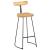 Scaune de bar 2 buc 49x43x103 cm lemn masiv de mango GartenMobel Dekor