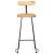 Scaune de bar 2 buc 49x43x103 cm lemn masiv de mango GartenMobel Dekor