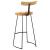 Scaune de bar 2 buc 49x43x103 cm lemn masiv de mango GartenMobel Dekor
