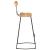 Scaune de bar 2 buc 49x43x103 cm lemn masiv de mango GartenMobel Dekor