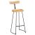 Scaune de bar 2 buc 49x43x103 cm lemn masiv de mango GartenMobel Dekor