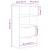 Dulap lateral cu sertare ODDA alb 40x24x79 cm lemn masiv de pin GartenMobel Dekor