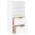 Dulap lateral cu sertare ODDA alb 40x24x79 cm lemn masiv de pin GartenMobel Dekor