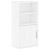 Dulap lateral „ODDA” alb 40x24x79 cm, lemn masiv de pin GartenMobel Dekor